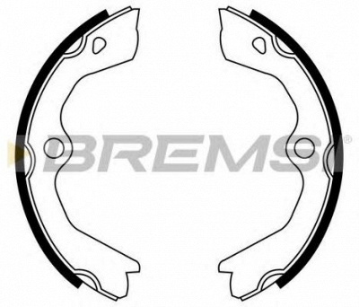 BREMSI gf0398 -  Комплект тормозных колодок, стояночная тормозная система
