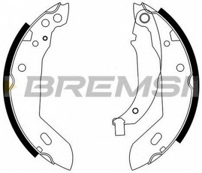 BREMSI gf0411 -  Комплект тормозных колодок