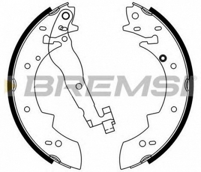 BREMSI gf0419 -  Комплект тормозных колодок