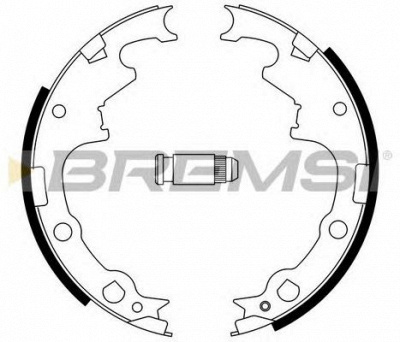 BREMSI gf0424 -  Комплект тормозных колодок