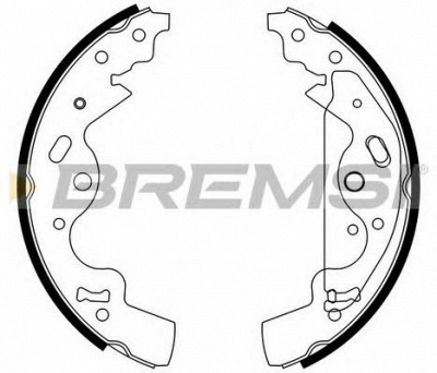 BREMSI gf0437 -  Комплект тормозных колодок