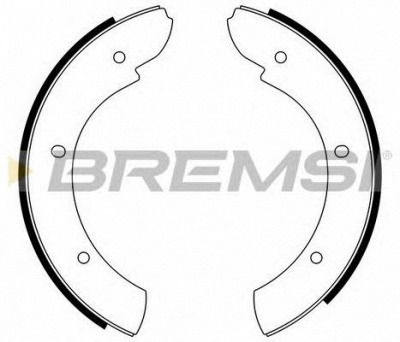 BREMSI gf0438 -  Комплект тормозных колодок, стояночная тормозная система
