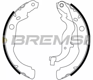 BREMSI gf0447 -  Комплект тормозных колодок