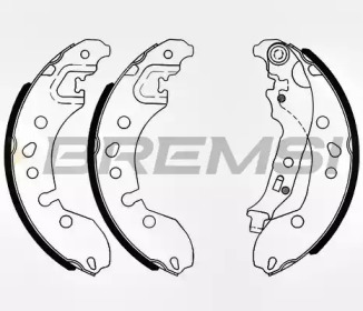 BREMSI gf0448 -  Комплект тормозных колодок