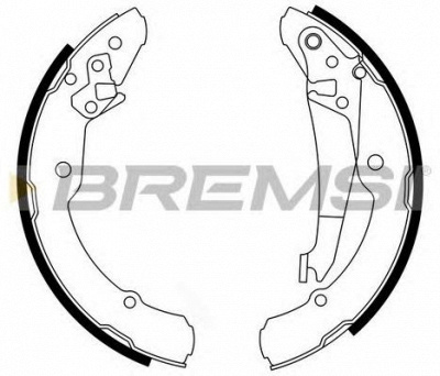 BREMSI gf0473 -  Барабанные тормозные колодки