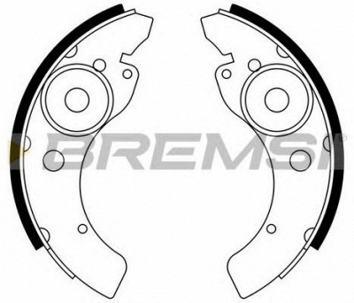 BREMSI gf0510 -  Комплект тормозных колодок