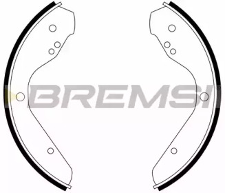 BREMSI gf0538a -  Комплект тормозных колодок