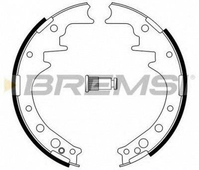 BREMSI gf0554 -  Комплект тормозных колодок