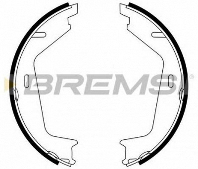 BREMSI gf0608 -  Комплект тормозных колодок, стояночная тормозная система