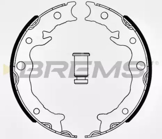 BREMSI gf0645 -  Комплект тормозных колодок, стояночная тормозная система