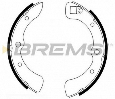 BREMSI gf0662 -  Комплект тормозных колодок