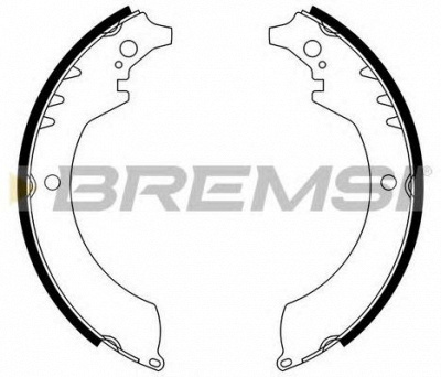 BREMSI gf0679 -  Комплект тормозных колодок