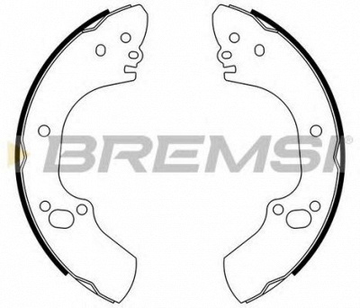 BREMSI gf0707 -  Комплект тормозных колодок