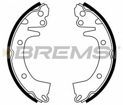 BREMSI gf0732 -  Комплект тормозных колодок