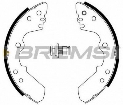 BREMSI gf0750 -  Комплект тормозных колодок