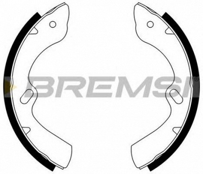 BREMSI gf0754 -  Комплект тормозных колодок