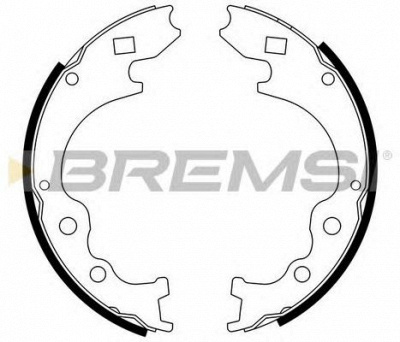 BREMSI gf0786 -  Комплект тормозных колодок