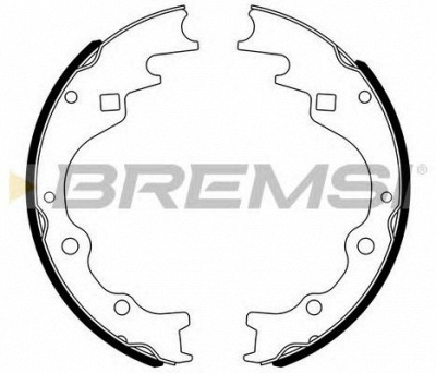 BREMSI gf0787 -  Комплект тормозных колодок