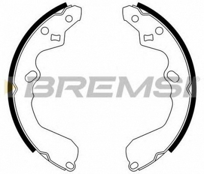 BREMSI gf0791 -  Комплект тормозных колодок