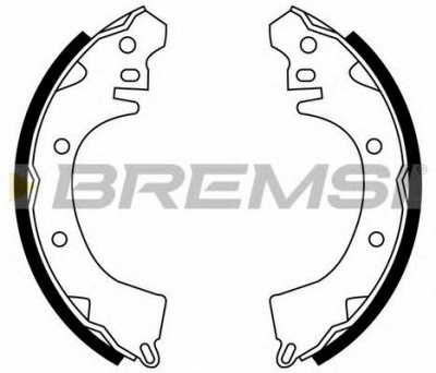 BREMSI gf0815 -  Комплект тормозных колодок