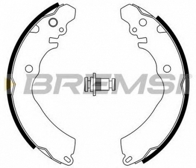 BREMSI gf0818 -  Комплект тормозных колодок