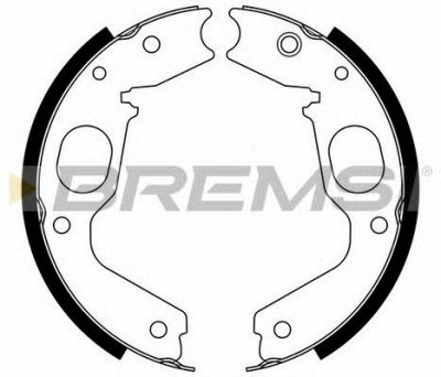 BREMSI gf0825 -  Комплект тормозных колодок