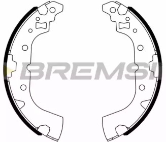 BREMSI gf0836 -  Комплект тормозных колодок