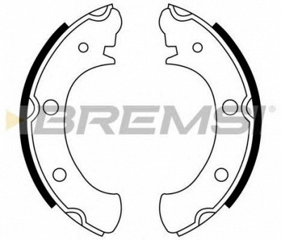 BREMSI gf0880 -  Комплект тормозных колодок