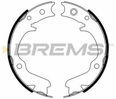 BREMSI gf0891 -  Комплект тормозных колодок, стояночная тормозная система