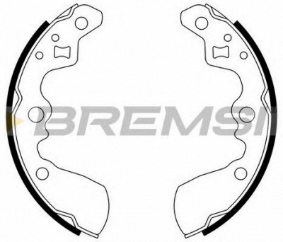 BREMSI gf0911 -  Комплект тормозных колодок
