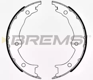 BREMSI gf0993 -  Комплект тормозных колодок
