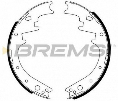 BREMSI gf4446 -  Комплект тормозных колодок