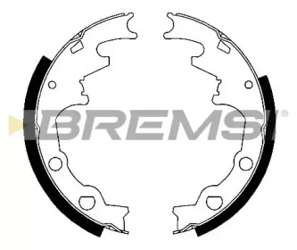 BREMSI gf4569 -  Комплект тормозных колодок