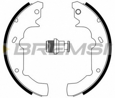 BREMSI gf4665 -  Комплект тормозных колодок