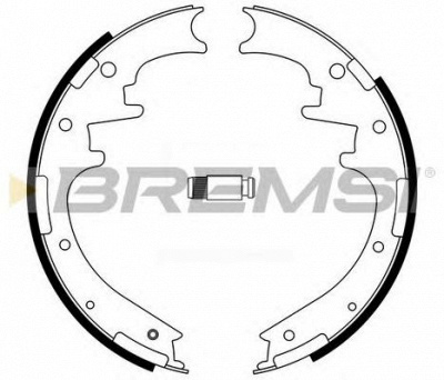BREMSI gf4705 -  Комплект тормозных колодок