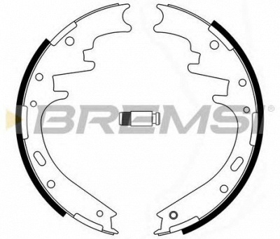 BREMSI gf4723 -  Комплект тормозных колодок