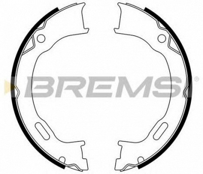 BREMSI gf4745 -  Комплект тормозных колодок, стояночная тормозная система