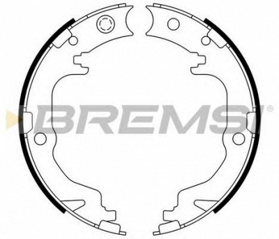 BREMSI gf4886 -  Комплект тормозных колодок, стояночная тормозная система