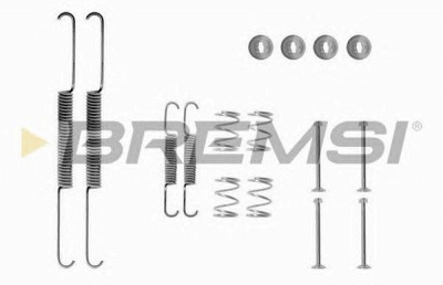 BREMSI sk0507 -  Комплектующие, тормозная колодка