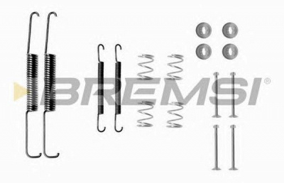 BREMSI sk0510 -  Комплектующие, тормозная колодка