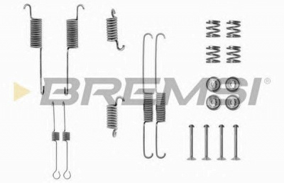 BREMSI sk0615 - Комплектующие, тормозная колодка