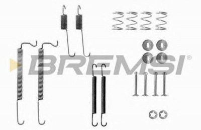 BREMSI sk0628 -  Комплектующие, тормозная колодка