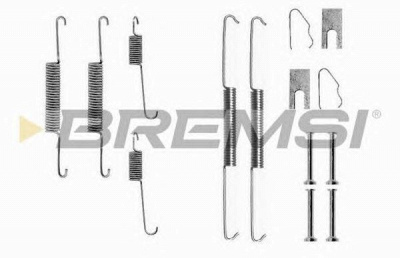 BREMSI sk0645 - Комплектующие, тормозная колодка
