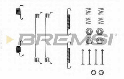 BREMSI sk0651 -  Комплектующие, тормозная колодка