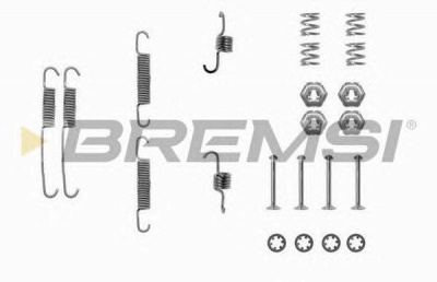 BREMSI sk0673 - Комплектующие, тормозная колодка