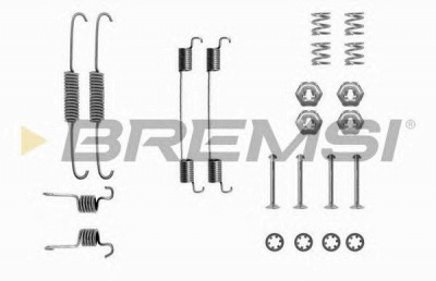 BREMSI sk0674 - Комплектующие, тормозная колодка