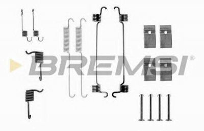 BREMSI sk0676 - Комплектующие, тормозная колодка