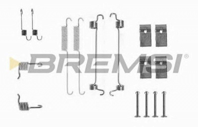 BREMSI sk0677 - Комплектующие, тормозная колодка
