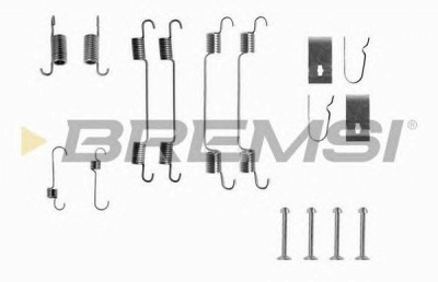 BREMSI sk0722 -  Комплектующие, тормозная колодка
