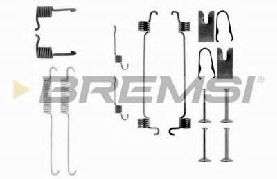BREMSI sk0749 - Комплектующие, тормозная колодка